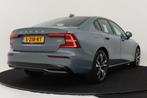 Volvo S60 B4 (M-HYBRID) PLUS DARK -TREKHAAK|360CAM|BLIS|AD, Auto's, Volvo, Te koop, Zilver of Grijs, Gebruikt, 750 kg