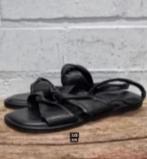 Inuovo - Prachtige leren sandalen maat 36 - Nieuw, Kleding | Dames, Schoenen, Slippers, Zwart, Inuovo, Nieuw