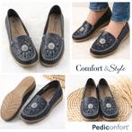 Dames schoen - Pediconfort - Instapschoenen – Maat 42, Blauw, Nieuw, Ophalen of Verzenden, Instappers