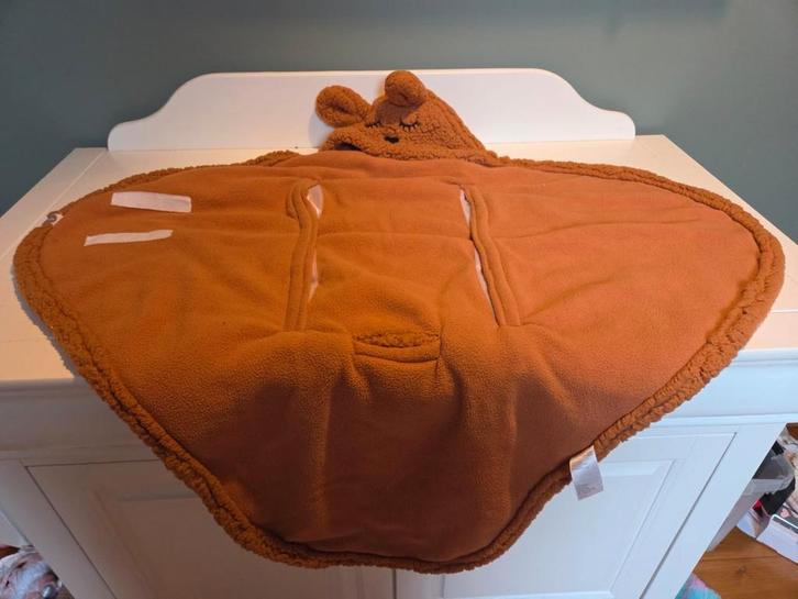 Wikkeldeken Bunny - Jollein, Kinderen en Baby's, Dekens, Slaapzakjes en Inbakerproducten, Zo goed als nieuw, Deken, 85 tot 100 cm