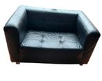 Loveseat, Ophalen, Gebruikt, Leer, 75 tot 100 cm