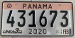 Kentekenplaat Panama 2020, Ophalen of Verzenden, Zo goed als nieuw, Auto's