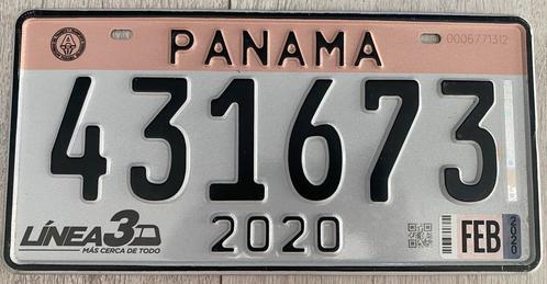 Kentekenplaat Panama 2020, Verzamelen, Automerken, Motoren en Formule 1, Zo goed als nieuw, Auto's, Ophalen of Verzenden