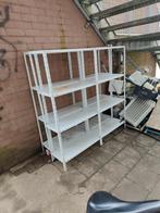 Metalen stellingkast met 4 planken per stuk 15€, Ophalen, Gebruikt