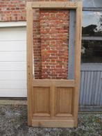 231hx97brx4d antieke geloogd hoge brede eiken paneeldeur, Antiek en Kunst, Ophalen