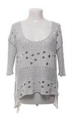 Elisa Cavaletti Grijze Cut Out Trui Maat S, Kleding | Dames, Truien en Vesten, Ophalen of Verzenden, Zo goed als nieuw, Elisa Cavaletti