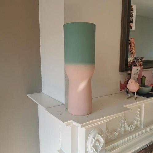 Vaas Pols Potten PolsPotten roze groen groot 37cm hoog NEW, Huis en Inrichting, Woonaccessoires | Vazen, Zo goed als nieuw, Overige kleuren