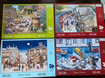 3x Hop XL puzzel 250 stukjes beschikbaar voor biedingen