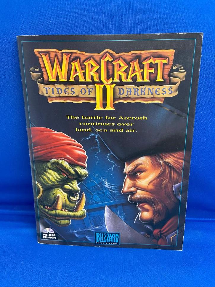 Boekje WarCraft II: Tides of Darkness (Blizzard), Spelcomputers en Games, Games | Pc, Zo goed als nieuw, Avontuur en Actie, 1 speler