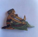 Broche uit Indonesië gesigneerd, Antiek en Kunst, Ophalen of Verzenden