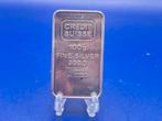 Credit suisse 100gram .999, Ophalen of Verzenden, Zilver