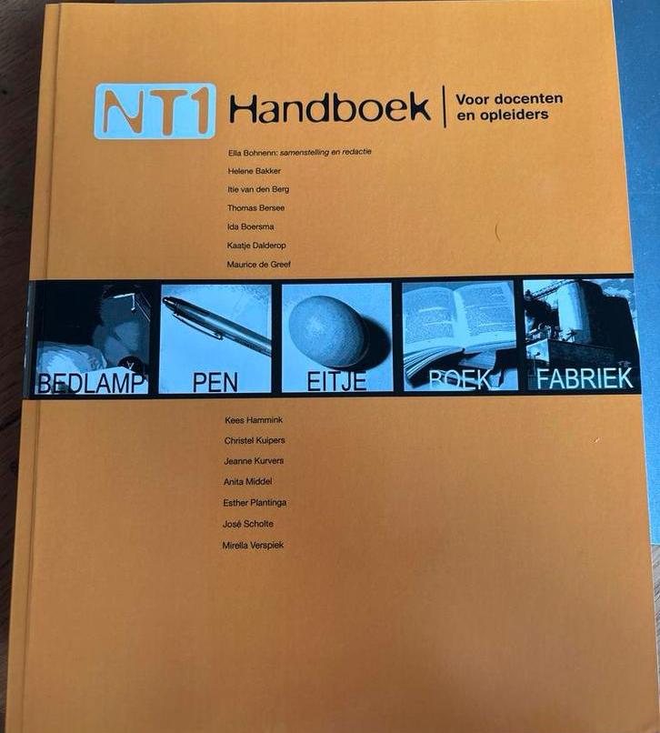 Handboek NT1 voor docenten en opleiders, Ophalen of Verzenden, Beta, Nieuw, Niet van toepassing