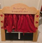 Houten tafel poppenkastje, Ophalen of Verzenden, Gebruikt