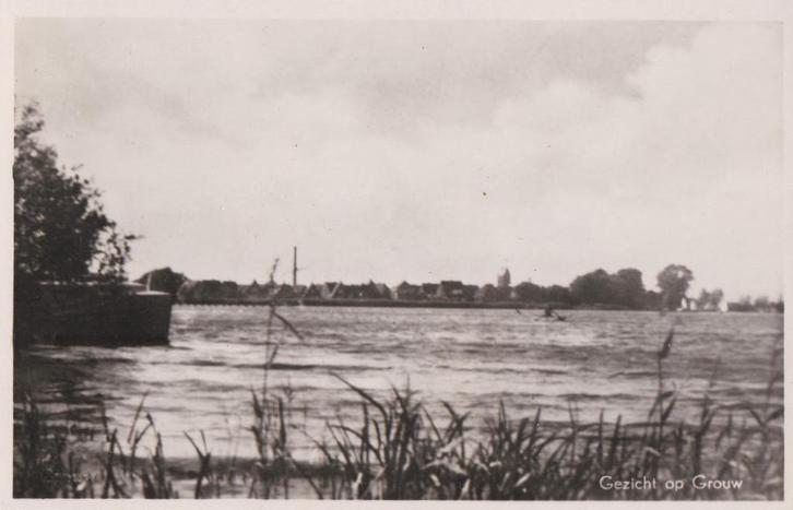 grouw 3 x  water plekje,boot en meerluik, Verzamelen, Ansichtkaarten | Nederland, Noord-Brabant, Voor 1920, Ophalen of Verzenden