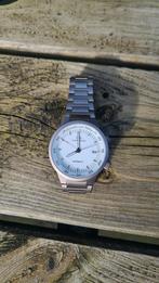 Mooi heren horloge titanium kleur automatisch uurwerk rvs, Ophalen of Verzenden, Zo goed als nieuw