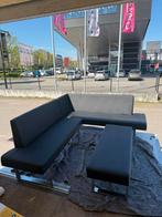 NIEUW!!! Hoekbank, supermooi model met bijzet tafel., Ophalen of Verzenden, Nieuw, Vierpersoons of meer, Metaal