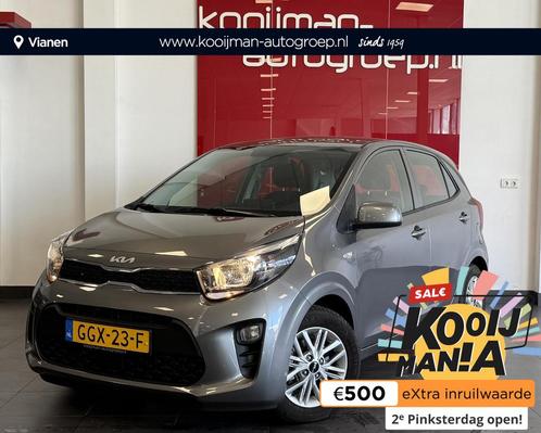 Kia Picanto 1.0 DPi DynamicLine Weinig kilometers, Trekhaak,, Auto's, Kia, Bedrijf, Te koop, Picanto, ABS, Achteruitrijcamera