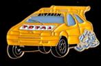 Citroën Total pin- geel gelakt, Verzamelen, Speldjes, Pins en Buttons, Verzenden, Nieuw, Transport, Speldje of Pin