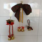 Vintage kerstbellen aan strik, Ophalen, Zo goed als nieuw