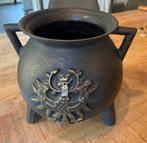 Grote antieke massief bronzen Cauldron- heksenketel, Ophalen