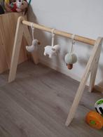 Jollein Babygym Hout + Knuffels, Kinderen en Baby's, Speelgoed | Babyspeelgoed, Ophalen, Gebruikt, Babygym