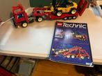 lego technic 8872 truck met trailer /dieplader  vorkheftruck, Ophalen of Verzenden, Gebruikt, Complete set, Lego