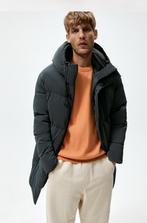 Grijze Zara Puffer Jas - Maat M, Ophalen of Verzenden, Zo goed als nieuw, Maat 52/54 (L), Grijs