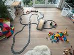 Grote treinbaan van Duplo met elektrische treinen, Ophalen of Verzenden, Zo goed als nieuw, Duplo