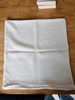 Ikea Kussenhoes 50x50 Wit Ribbel, Ophalen of Verzenden, Zo goed als nieuw, Wit, Vierkant