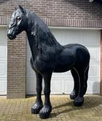 Fries paard op ware grootte 2,50 meter beeld tuin, Kunststof, Zo goed als nieuw, Ophalen