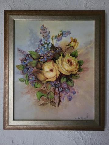 Stilleven met rozen, D. de Graaf beschikbaar voor biedingen