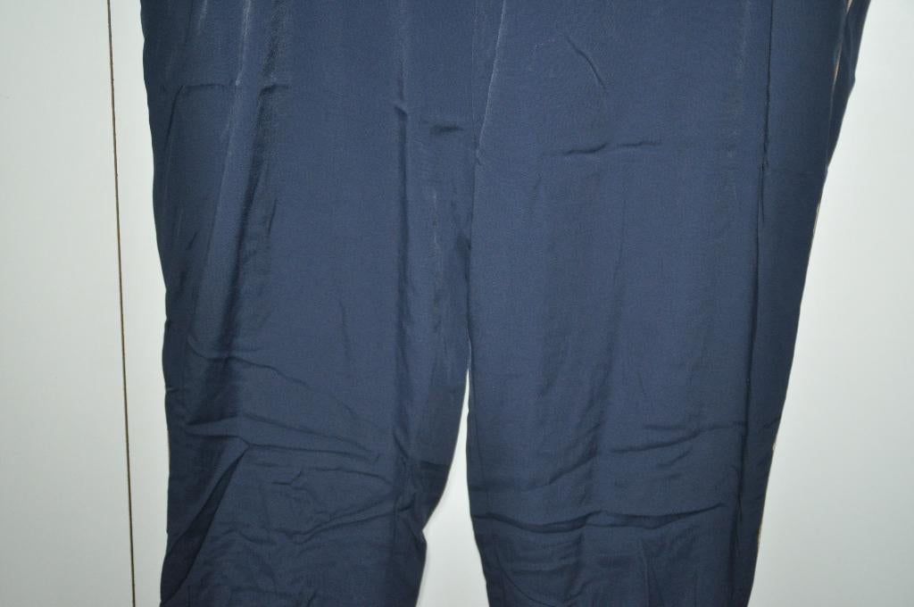 PN3 Mona Lisa Broek Blauw maat 54 beige bies, Kleding | Dames, Grote Maten, Blauw, Mona Lisa, Ophalen of Verzenden, Zo goed als nieuw