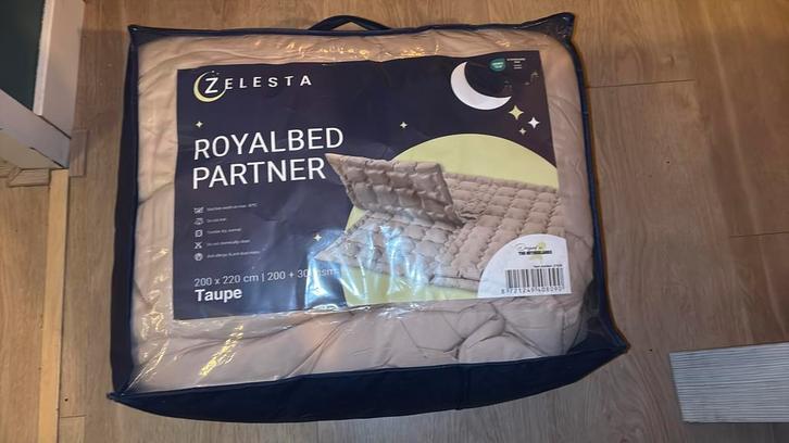 Zalesta partner dekbed, Huis en Inrichting, Slaapkamer | Beddengoed, Zo goed als nieuw, Deken of Dekbed, Tweepersoons, Wit, Ophalen of Verzenden