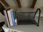 Klein staand zwart metalen boekenrek - Pilastro stijl, Ophalen of Verzenden, Zo goed als nieuw