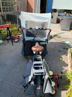 Troy Elektrische Bakfiets met Huif, Gebruikt, Elektrisch, 2 kinderen, Ophalen