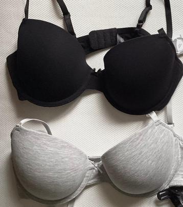 3 BH ‘s 1X HUNKEMÖLLER + 2X HEMA T-Shirt BH’s mt 85 B beschikbaar voor biedingen