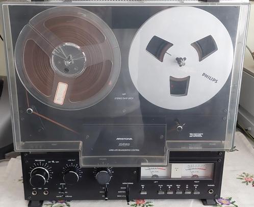 Bandrecorder Aristona SR4149, Audio, Tv en Foto, Bandrecorders, Bandrecorder, Met stofkap, Met banden, Ophalen