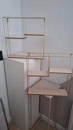 Set van 2 Wandkastjes - Goudkleurig, Huis en Inrichting, Ophalen of Verzenden, Gebruikt