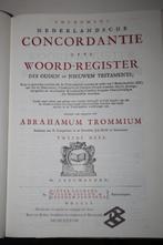 Abraham Trommius - Concordantie deel 2, reprint uitgave 1751, Boeken, Ophalen of Verzenden, Gelezen, Christendom | Protestants