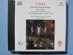 Liszt, Sacred Choral Music, Diego Fasolis, Gebruikt, Ophalen of Verzenden, Vocaal, Romantiek
