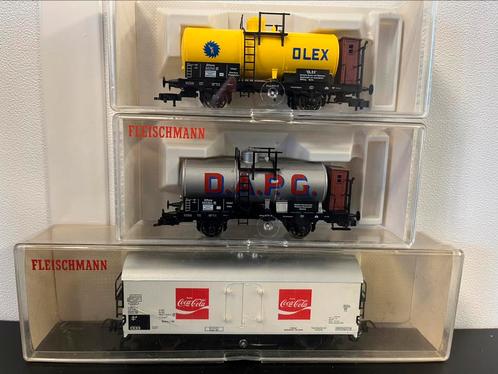 Fleischmann 5347 - 5848 k - 5845 k, Hobby en Vrije tijd, Modeltreinen | N-Spoor, Zo goed als nieuw, Wagon, Gelijkstroom, Fleischmann