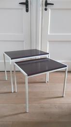 vintage mimiset nestingtables bijzettafeltjes tafeltjes, Minder dan 50 cm, Gebruikt, Minder dan 50 cm, Ophalen of Verzenden