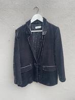 velours blazer Closed L zwart, Kleding | Dames, Zwart, Maat 42/44 (L), Ophalen of Verzenden, Zo goed als nieuw