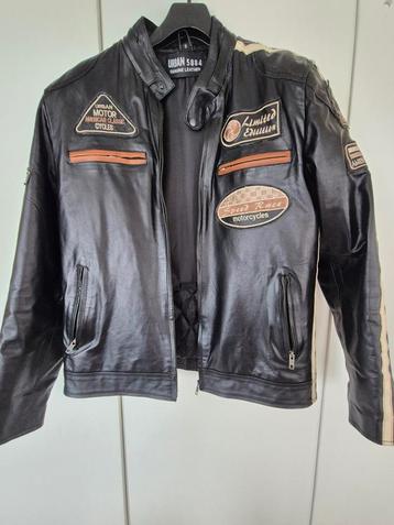 Mooie leren motorjas - nieuw beschikbaar voor biedingen