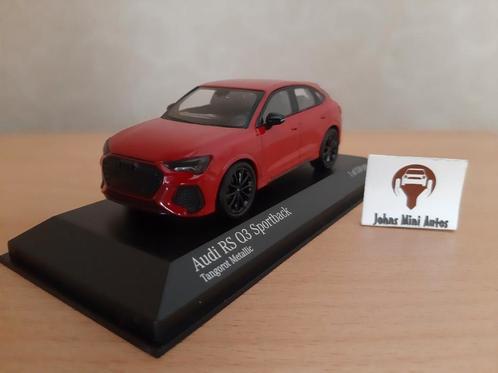 Audi RS Q3 2019 Tango-Rood Metallic van Minichamps 1:43, Hobby en Vrije tijd, Modelauto's | 1:43, Ophalen of Verzenden