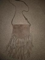 Suede Festival Tasje met Franjes, Ophalen of Verzenden, Zo goed als nieuw, Bruin, Schoudertasje