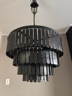 Stoere, sobere en landelijke schijfjeslamp, Huis en Inrichting, Lampen | Hanglampen, Ophalen, Zo goed als nieuw, Metaal, Minder dan 50 cm