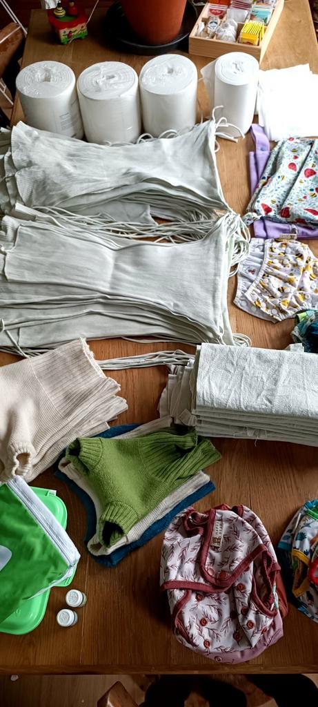 compleet pakket wasbare luiers, Kinderen en Baby's, Overige Kinderen en Baby's, Gebruikt, Ophalen