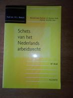 Boek Schets van het Nederlands arbeidsrecht, Boeken, Gelezen, Ophalen of Verzenden, WO, Gamma