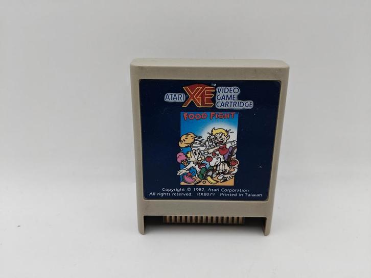 Food Fight Atari XE, Spelcomputers en Games, Games | Atari, Zo goed als nieuw, Overige modellen, Racen en Vliegen, 1 speler, Vanaf 3 jaar